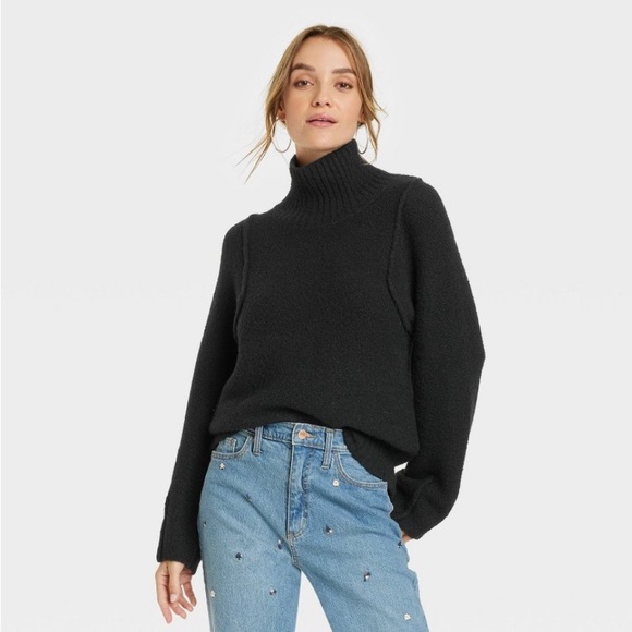 Universal Thread Sweaters - Universal thread black turtleneck sweater nwt